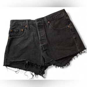 Levi's Black Jean Shorts for Women
